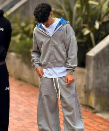 4028 Hoodie Black & Grey