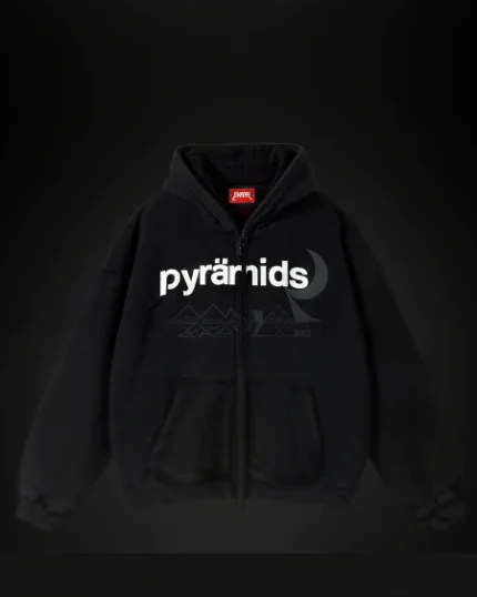 4028 Pyramids Black Hoodie